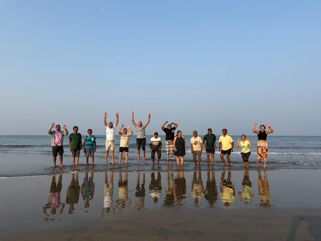Joyful Ocean Waves & Tribe Connection at Ashwem Beach